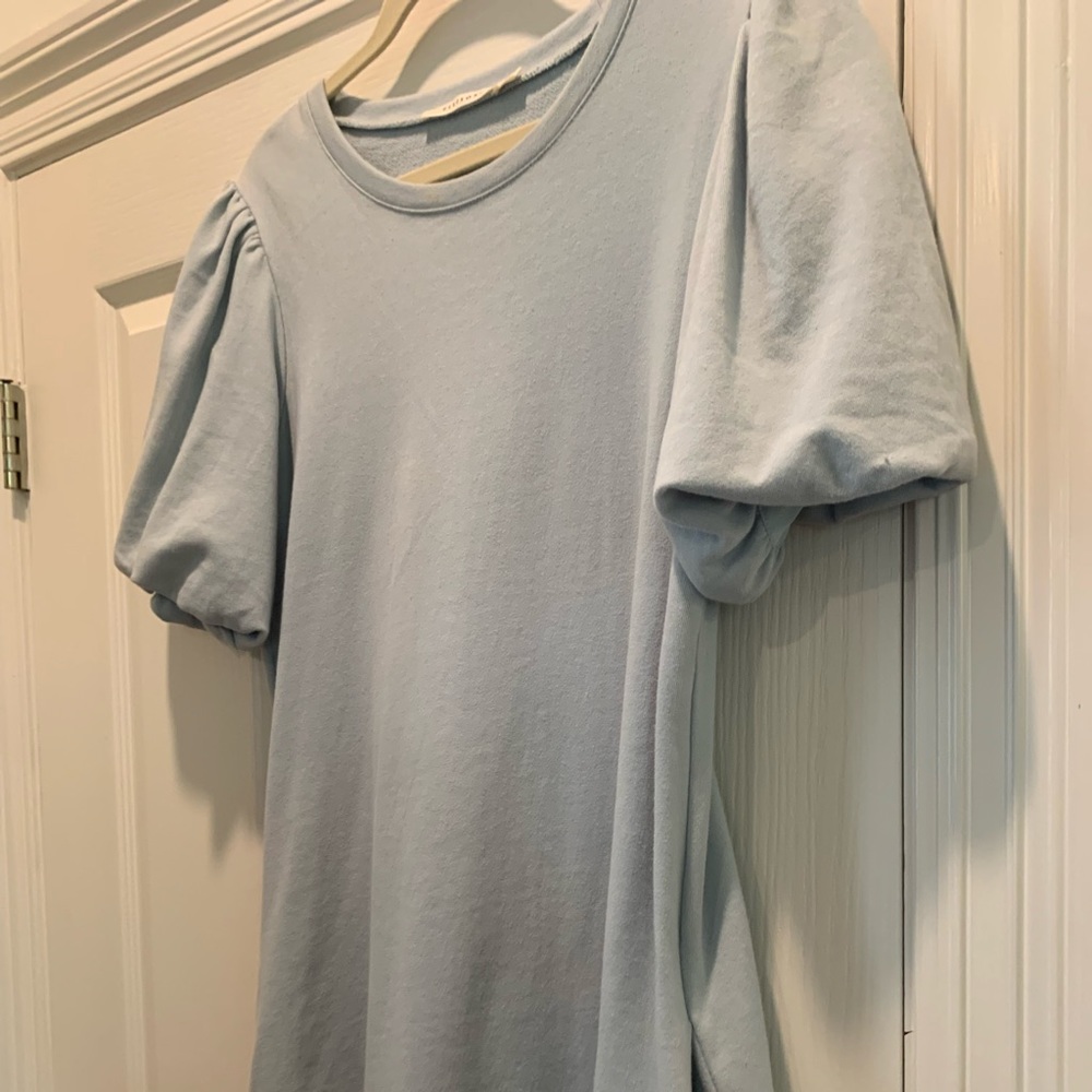 Ellison women’s size medium cotton light blue dress